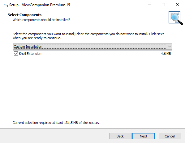 ViewCompanion Shell Extension installation