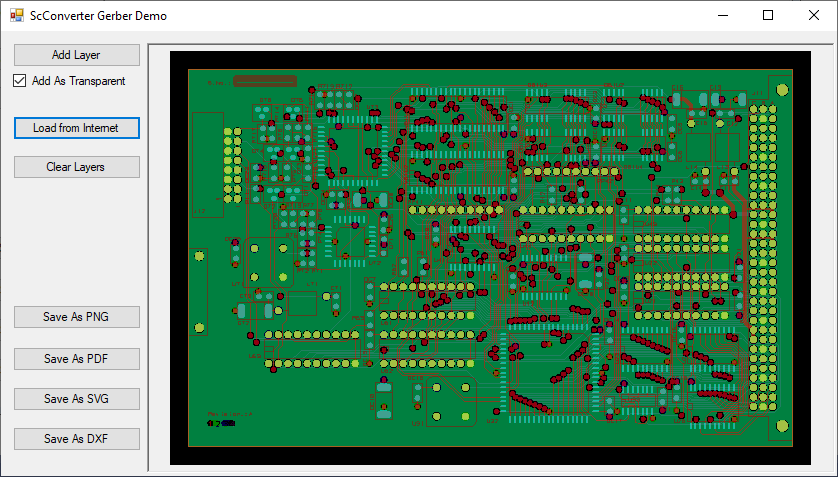 scGerberDemo Sample Application