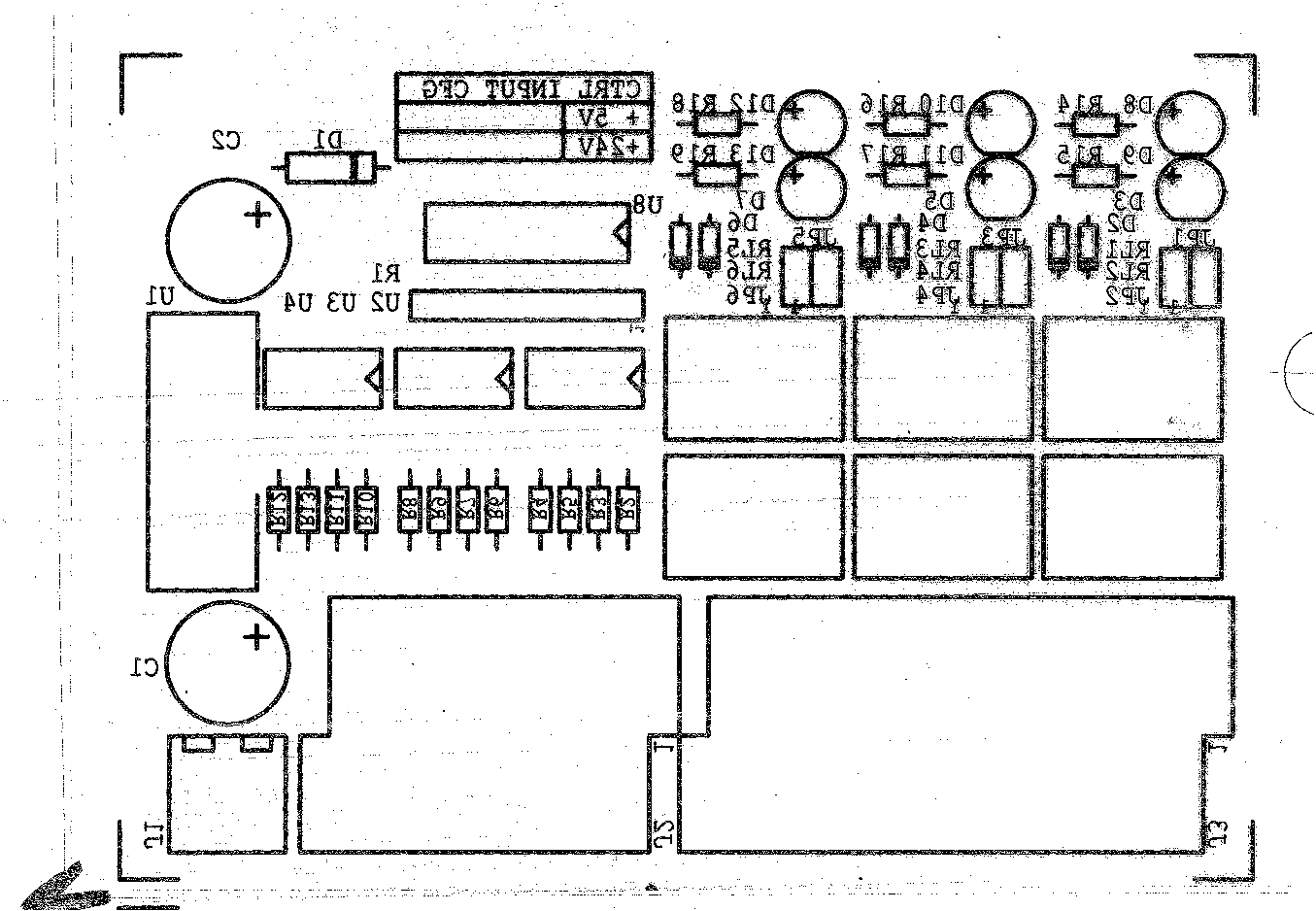 Scanned document with noise