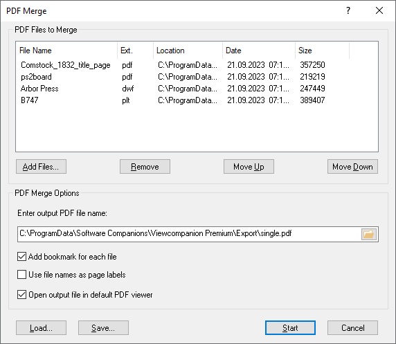 PDF Merge Tool