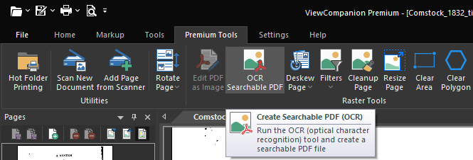 Premium OCR tool